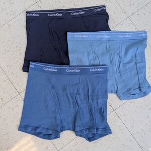 Calvin Klein Men's Boxer Briefs - Navy, Light Blue, and Blue